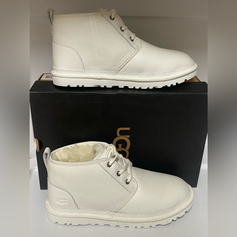 UGG Neumel LTA Wavelength Mens Insulated Winter Snow Boots Size 9   White NEW